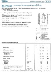 MH74ALS192 datasheet pdf Tesla Elektronicke