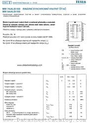 MH74ALS193 datasheet pdf Tesla Elektronicke