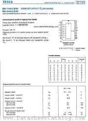 MH74ALS30 datasheet pdf Tesla Elektronicke