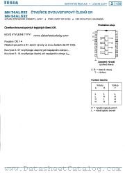 MH74ALS32 datasheet pdf Tesla Elektronicke