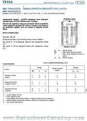 MH74ALS373 datasheet pdf Tesla Elektronicke