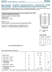 MH74ALS38 datasheet pdf Tesla Elektronicke