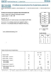 MH74ALS86 datasheet pdf Tesla Elektronicke