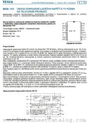 MHB191 datasheet pdf Tesla Elektronicke