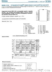 MHB4164 datasheet pdf Tesla Elektronicke