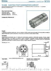 TC505 datasheet pdf Tesla Elektronicke