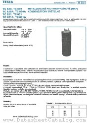 TC831A datasheet pdf Tesla Elektronicke