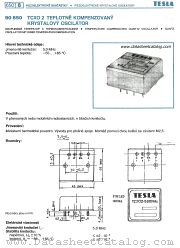 TCXO2 datasheet pdf Tesla Elektronicke