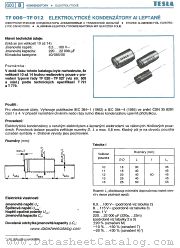 TF012 datasheet pdf Tesla Elektronicke