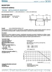 TR232 datasheet pdf Tesla Elektronicke