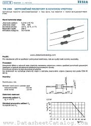 TR296 datasheet pdf Tesla Elektronicke