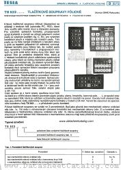 TS523 datasheet pdf Tesla Elektronicke