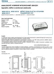 WSH531A datasheet pdf Tesla Elektronicke