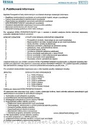 EQUIVALENTS datasheet pdf Tesla Elektronicke