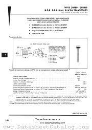 2N4855 datasheet pdf Texas Instruments