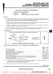 3N212 datasheet pdf Texas Instruments