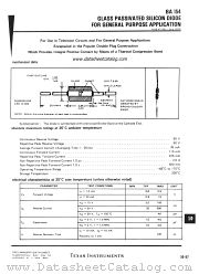 BA154 datasheet pdf Texas Instruments