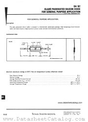 BA167 datasheet pdf Texas Instruments