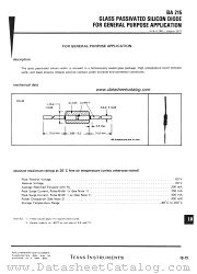 BA215 datasheet pdf Texas Instruments