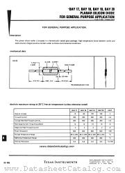 BAY18 datasheet pdf Texas Instruments