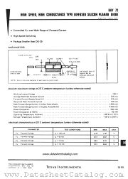 BAY72 datasheet pdf Texas Instruments