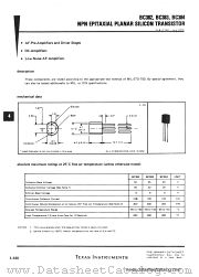 BC384 datasheet pdf Texas Instruments