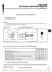 BCW85 datasheet pdf Texas Instruments