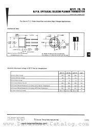 BF177 datasheet pdf Texas Instruments