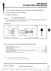 BF340 datasheet pdf Texas Instruments