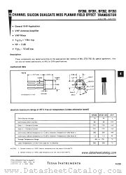 BF352 datasheet pdf Texas Instruments