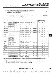 MN85 datasheet pdf Texas Instruments