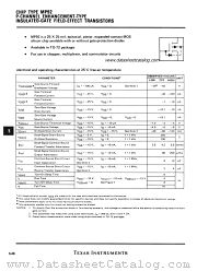 MP92 datasheet pdf Texas Instruments