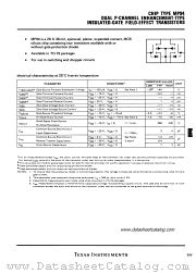 MP94 datasheet pdf Texas Instruments