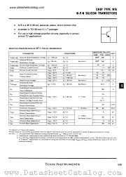 N15 datasheet pdf Texas Instruments