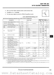 N21 datasheet pdf Texas Instruments