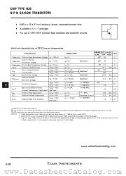 N30 datasheet pdf Texas Instruments