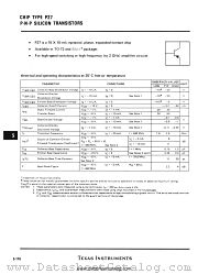 P27 datasheet pdf Texas Instruments