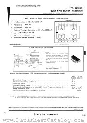 Q2T3725 datasheet pdf Texas Instruments