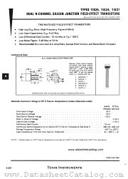 TIS26 datasheet pdf Texas Instruments