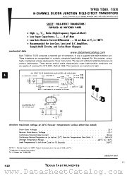 TIS69 datasheet pdf Texas Instruments