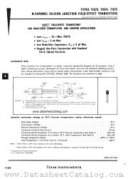 TIS74 datasheet pdf Texas Instruments