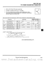 U42 datasheet pdf Texas Instruments