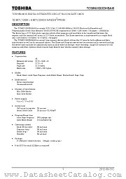 TC58NVG0S3HBAI6 datasheet pdf TOSHIBA