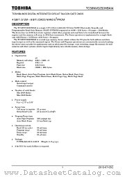 TC58NVG2S0HBAI4 datasheet pdf TOSHIBA
