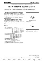 TC74VCX157FK datasheet pdf TOSHIBA
