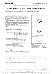 TC74VCX245FTG datasheet pdf TOSHIBA