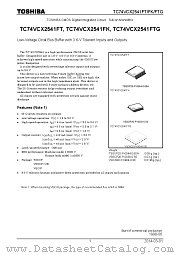 TC74VCX2541FTG datasheet pdf TOSHIBA