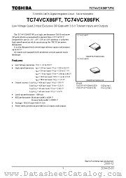 TC74VCX86FK datasheet pdf TOSHIBA