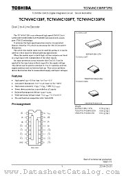 TC74VHC139FK datasheet pdf TOSHIBA
