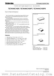 TC74VHC153FK datasheet pdf TOSHIBA